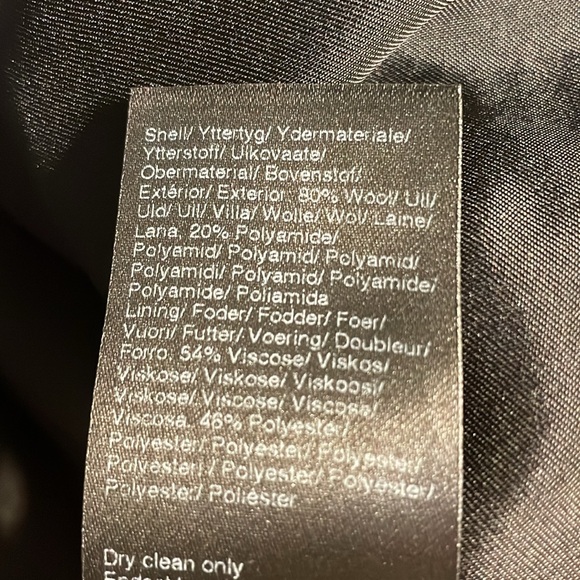 Filippa K wool navy wrap midi skirt. Extra small Swedish designer. - Picture 10 of 10